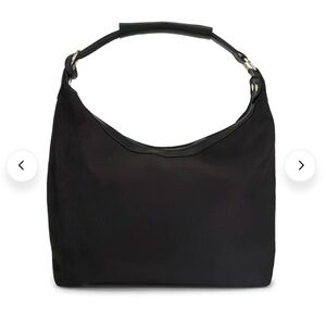 8 Other Reasons Black Hobo Bag with Crossbody Strap